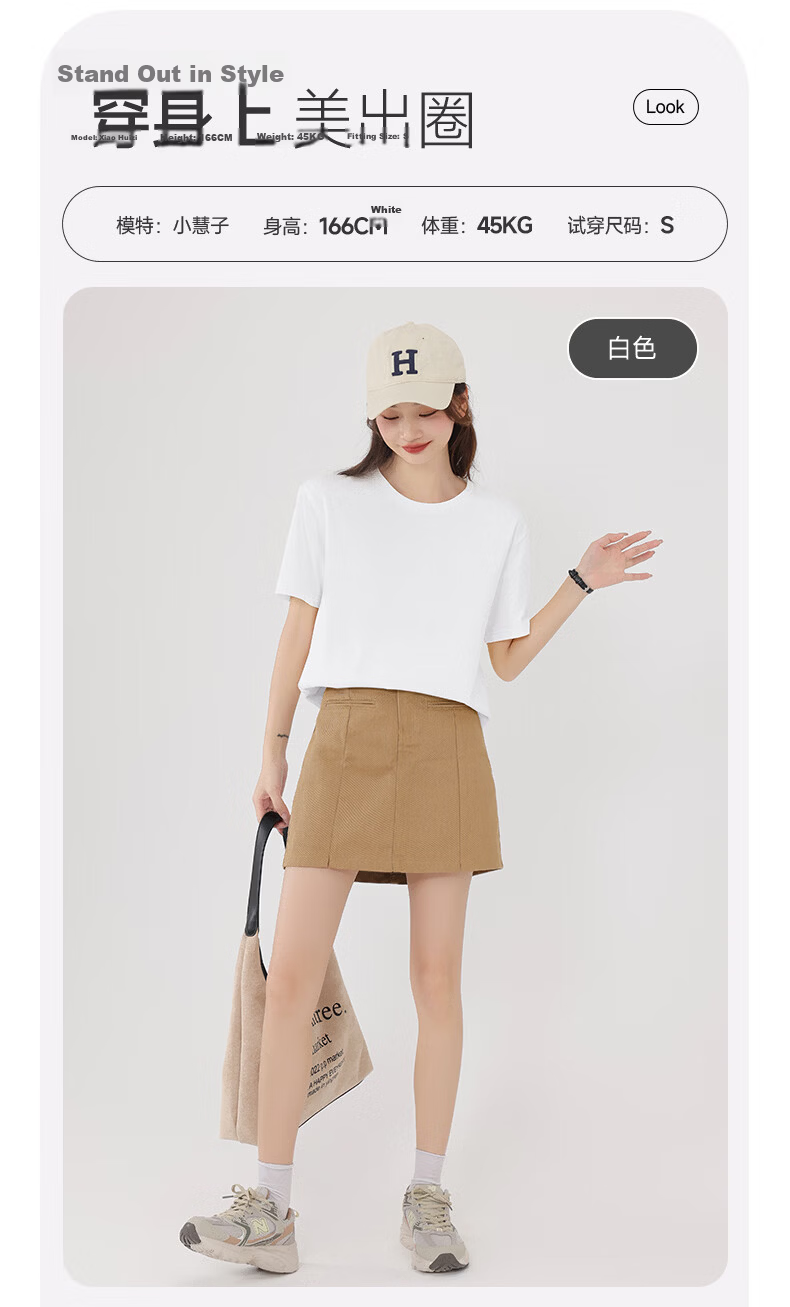 Warrior Women's 2026 Summer New Cotton Short Sleeve T-Shirt Loose Fit Slim Outdoor Breathable Printed Top 13