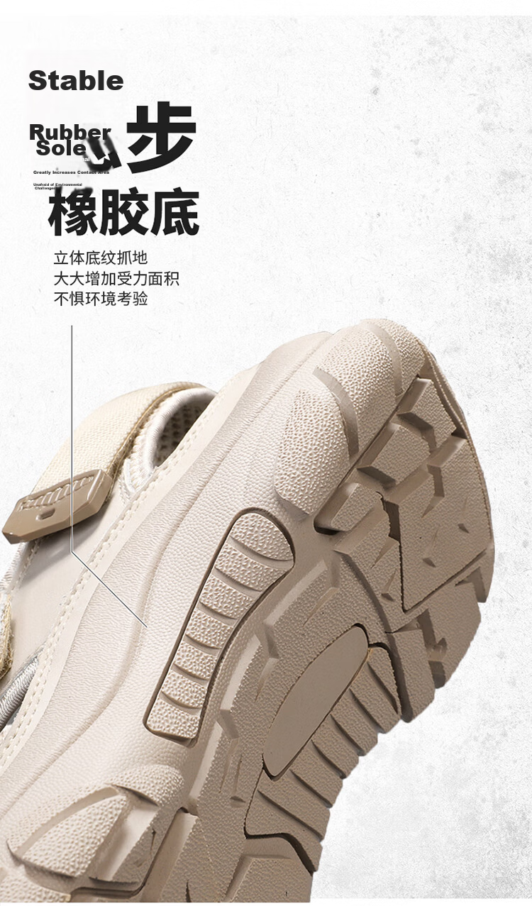 Bull Family Baotou Men's Summer Breathable Hollow Beach Sandals Outdoor Casual Sports Creek Shoes Men's Hole Shoes 13