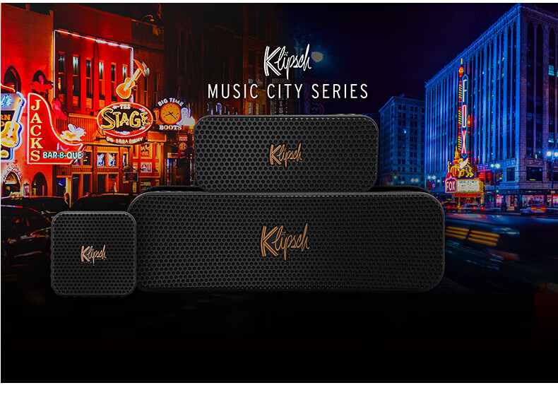 Klipsch Austin Portable Wireless Bluetooth Speaker Waterproof Outdoor Home Small Speaker Black Holiday Gift for Men 21