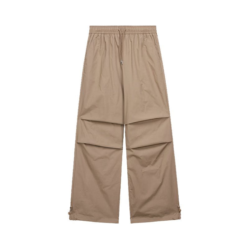 Metersbonwe Women's Casual Wide-Leg Pants 2026 Summer New Outdoor Sports Loose High-Waist Paratrooper Pants