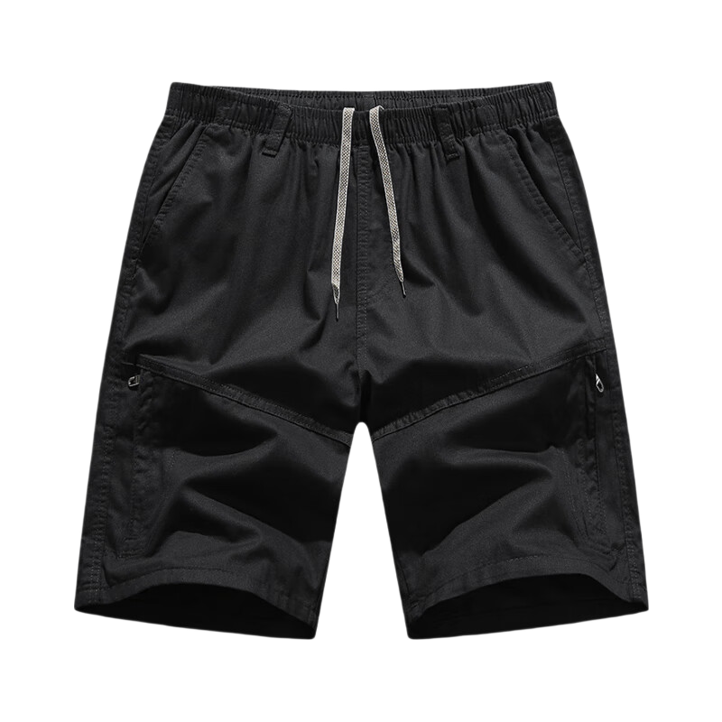 TUCANO Men's Shorts, Summer Pure Cotton Trendy Versatile Cargo Sports Thin Breathable Five-Point Pants, Light Gray, XL