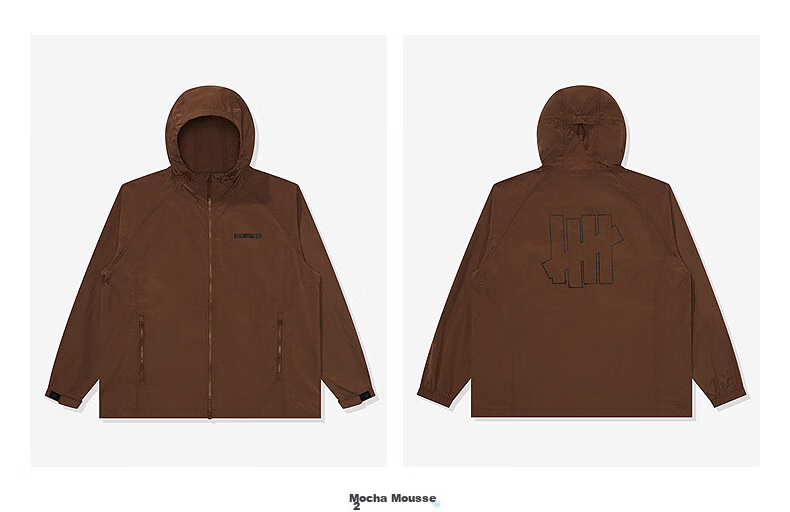 UNDEFEATED Five Stripes Official Spring New Hollow Pattern ICON Casual Jacket Off-White M 15
