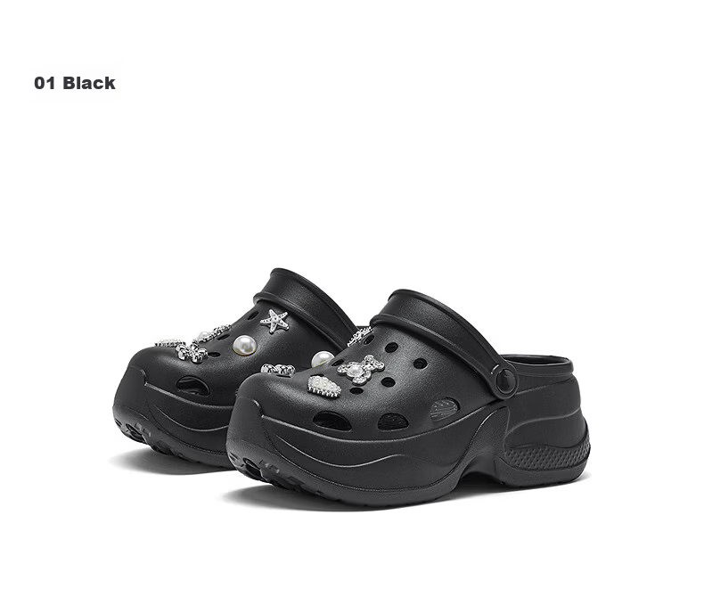 Hotwind Women's Thick Sole Clog Sandals 2026 Summer New Outdoor Open Toe Slippers Casual Beach Sandals 7