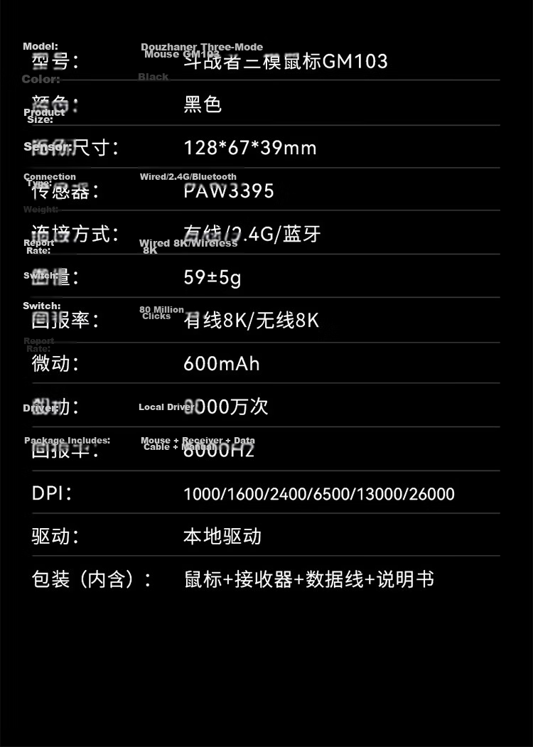 Lenovo Lai Ku Wired Gaming Mouse with RGB Flow Light Effects, Lightweight Design, Customizable Macro Editing, Esports Mouse Chip Gaming-Grade 10000DPI Sensor MG101 10