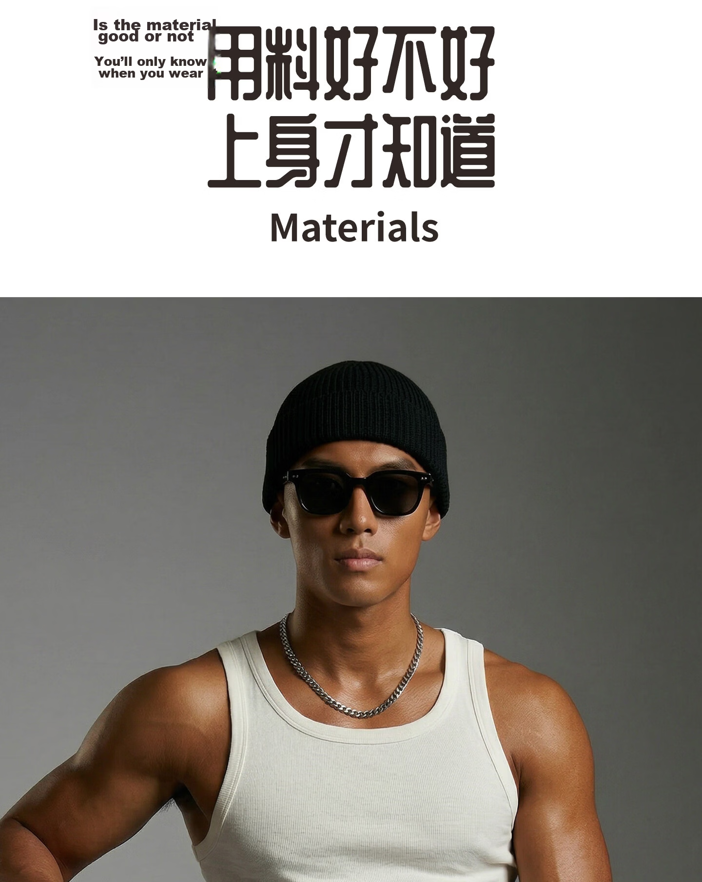 Liangpu Pure Cotton Square Neck Vest Men American Heavyweight Ribbed Slim Fit Sports Fitness Youth High Elastic Sleeveless T-Shirt 17