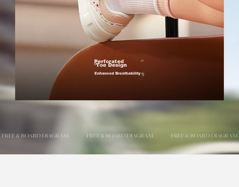 361° Women's Sports Shoes Summer Thin White Shoes Thick Sole Casual Sneakers 682616604F-3 12