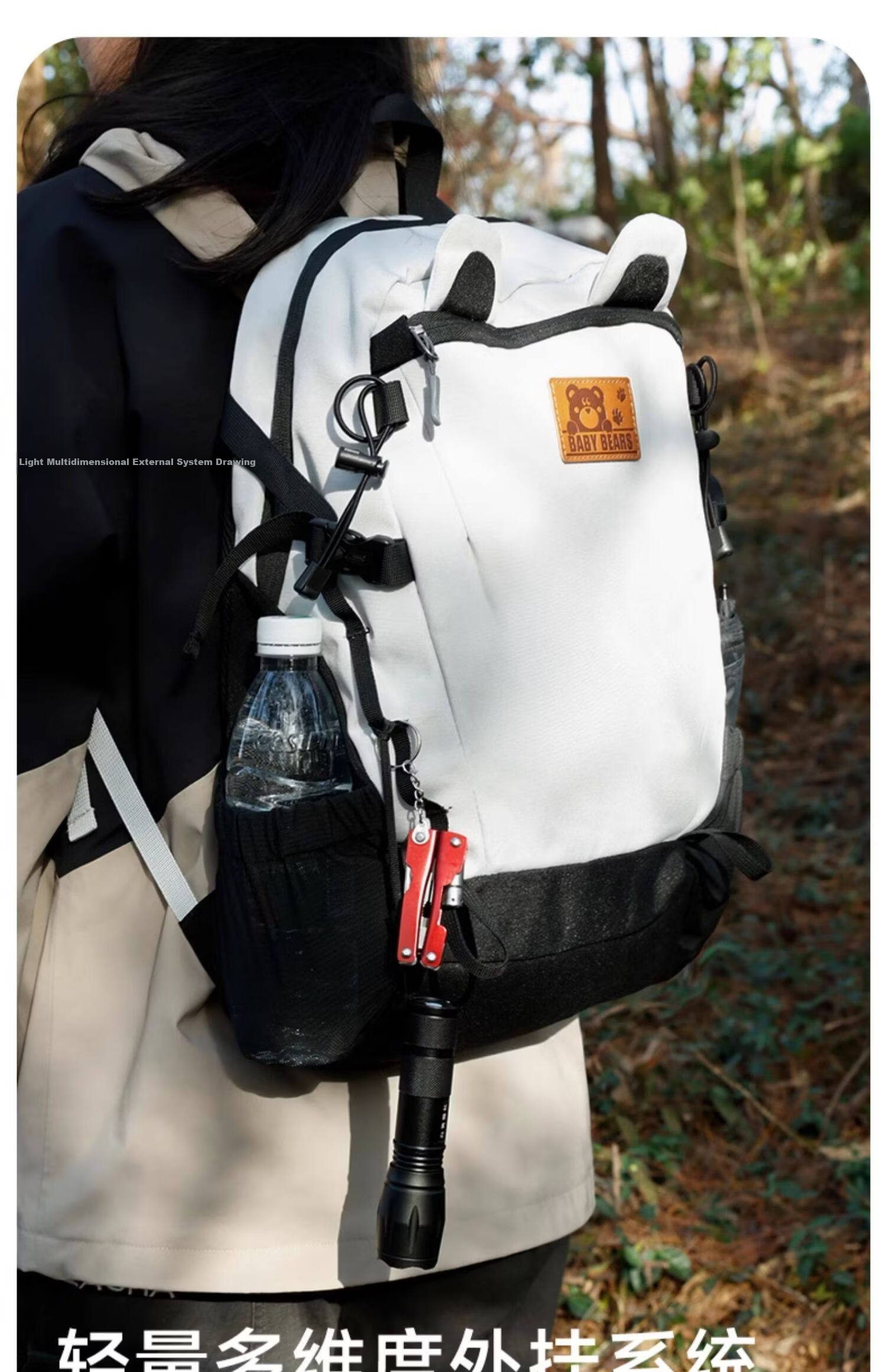 Liomirror Travel Bag Large Capacity Foldable Luggage Sleeve Maternity Gym Handheld Crossbody Bag for Men and Women 11