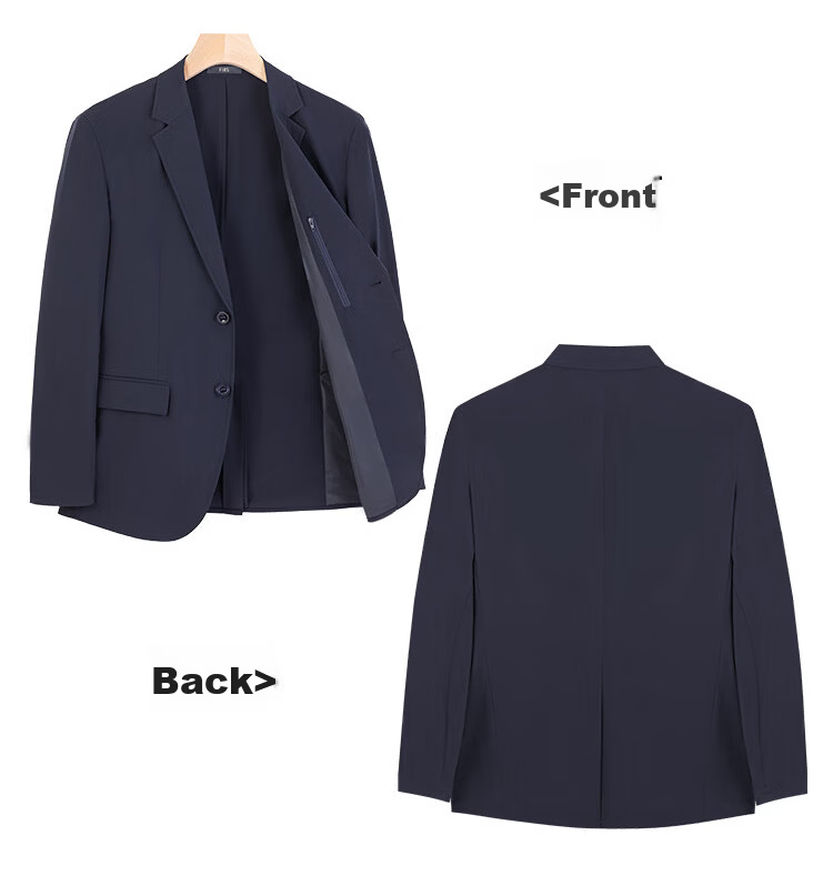Shanshan [Three-proof Technology Fabric] Sun Protection Blazer Men's Lightweight Business Casual Solid Color Suit Jacket 15