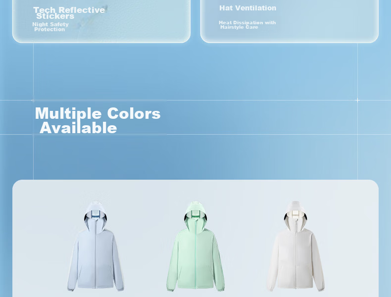 Meilicheng Unisex Sun Protection Jacket Comfortable Stylish Loose Slim Cooling Technology Couple Sunproof Coat M653WFS001 31