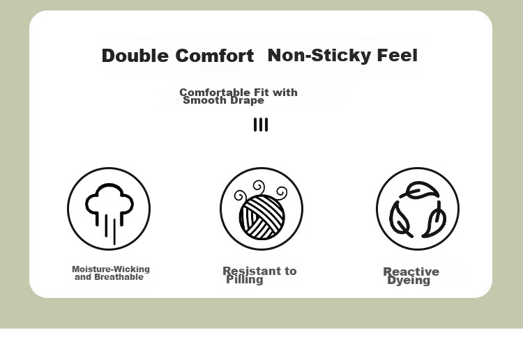 LangSha Women's Plus Size Comfortable Breathable Cotton Satin Pajama Set Casual Wear Artificial Cotton Middle-aged and Elderly Mom Homewear 3