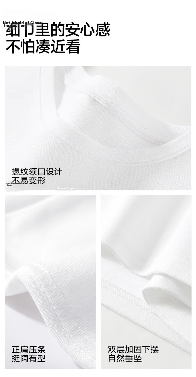 Borui Pure Cotton Short Sleeve Women's 2026 New Casual Loose Thin Base T-Shirt Top 11