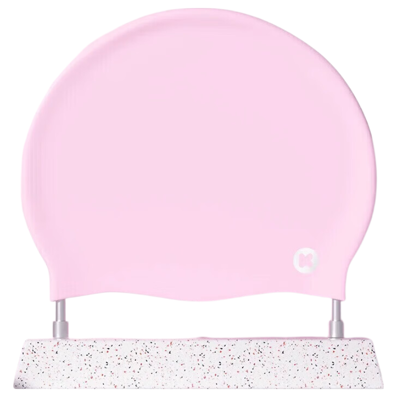 Keep Children's Swim Cap, for Girls And Boys, Silicone Waterproof Non-Binding, Cute Solid Color Professional Swimming Cap for Girls, Light Purple