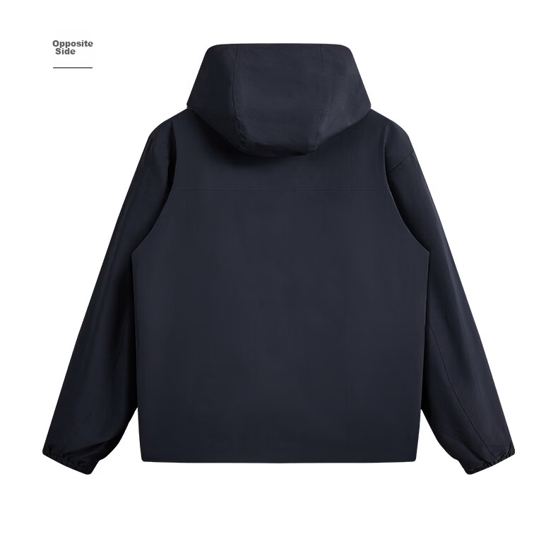 Dance with Wolves [Level 4 Waterproof] Hooded Jacket Men Commuter Easy Care Windproof Lightweight Outdoor Coat 101 Dark Navy S 14