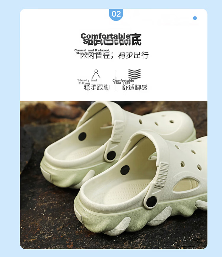 CARTELO Summer Men's Casual Outdoor Sandals New Hollow Sports Beach Shoes JS02 Black Size 44-45 8