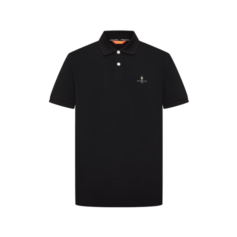 Beyonlife "Ice Oxygen Bar" 2025 Spring/Summer New Men's Casual Top, Multi-color Antibacterial Cool and Comfortable Elastic Short-sleeved Polo Shirt