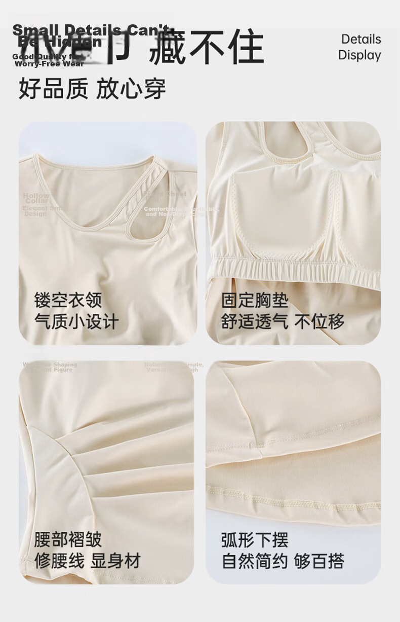 Langsha Plus Size Yoga Top Women Slim Fit Sports Running Fitness T-Shirt Short Sleeve Summer Beige 4XL 9