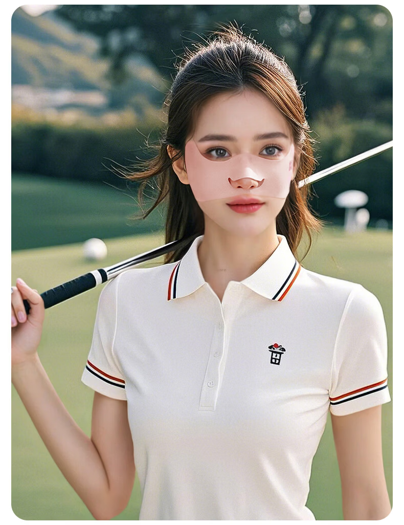 GLO-STORY Ice Silk Sun Protection Mask for Women Outdoor UV Protection Breathable Golf Face Cover Ear-Hook Style 11