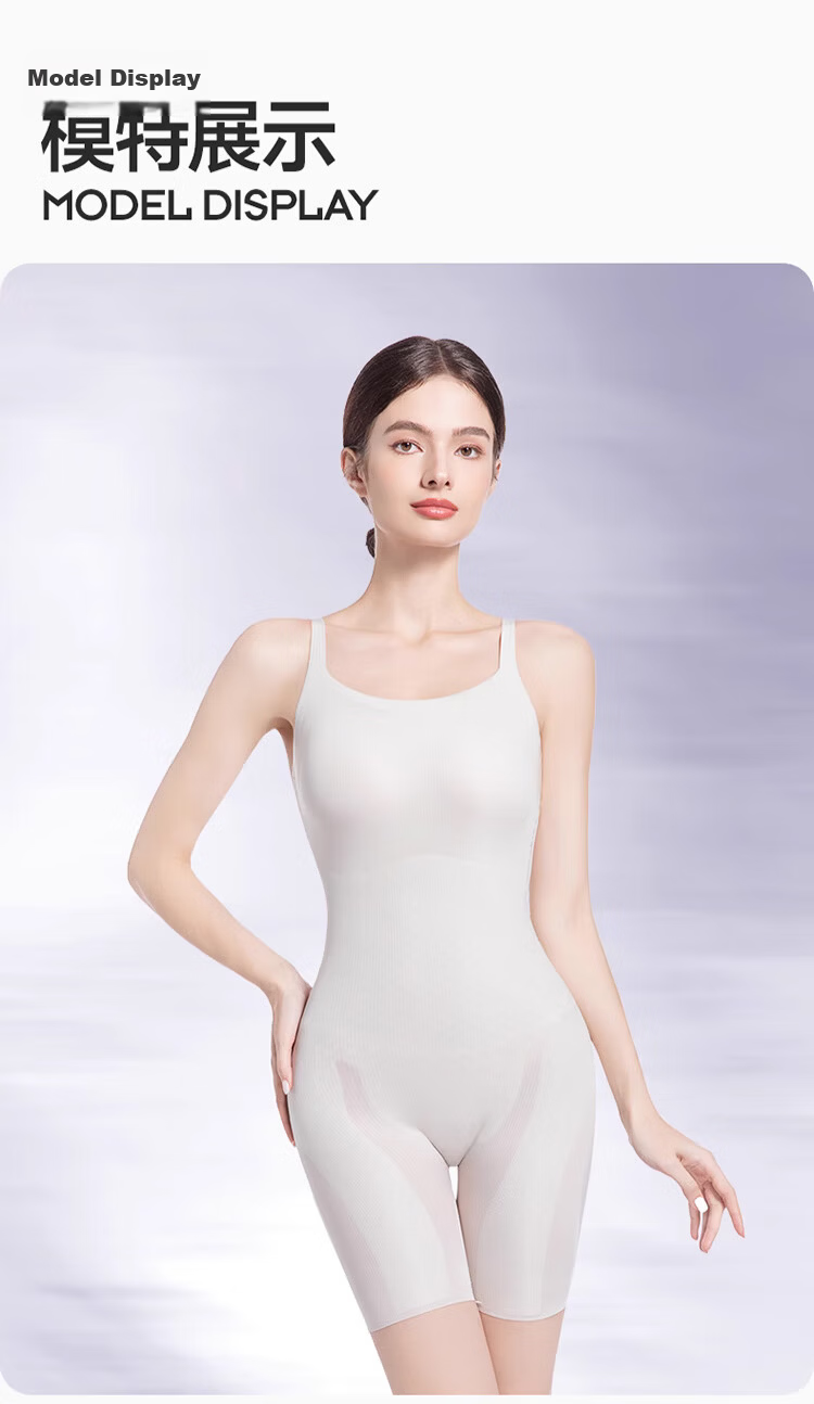 Langsha Shaping Bodysuit Spring Summer Strong Abdomen Control Hip Lift Back Opening Ultra Lightweight Waist Slimming Body Shaper for Women 19
