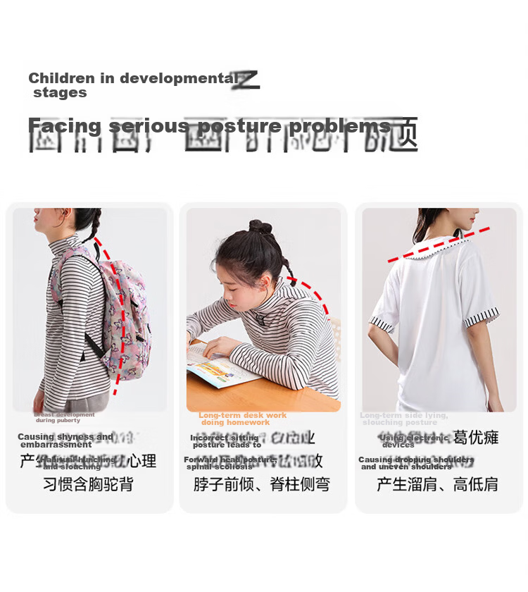 GUJIN 2-Piece Developmental Girls' Sports Vest Bra for Middle and High School Students Ages 13-15 3