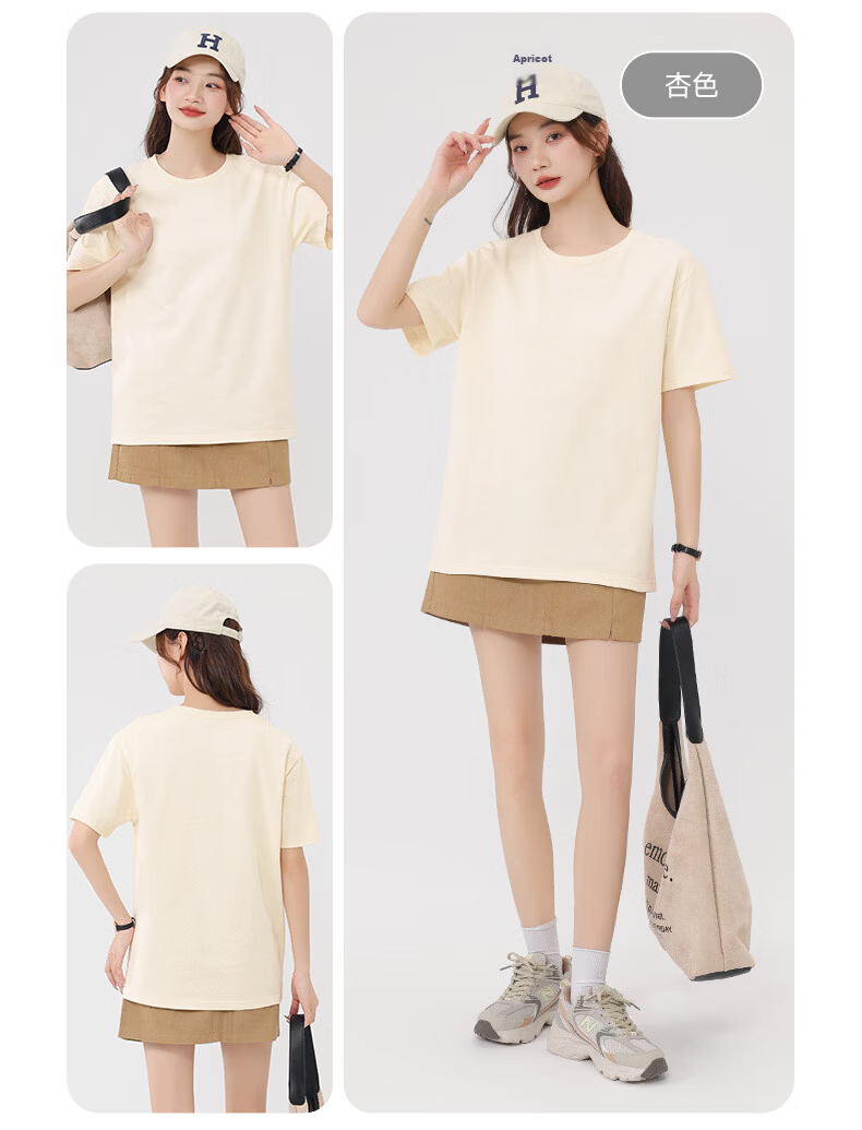 Warrior Women's 2026 Summer New Cotton Short Sleeve T-Shirt Loose Fit Slim Outdoor Breathable Printed Top 21