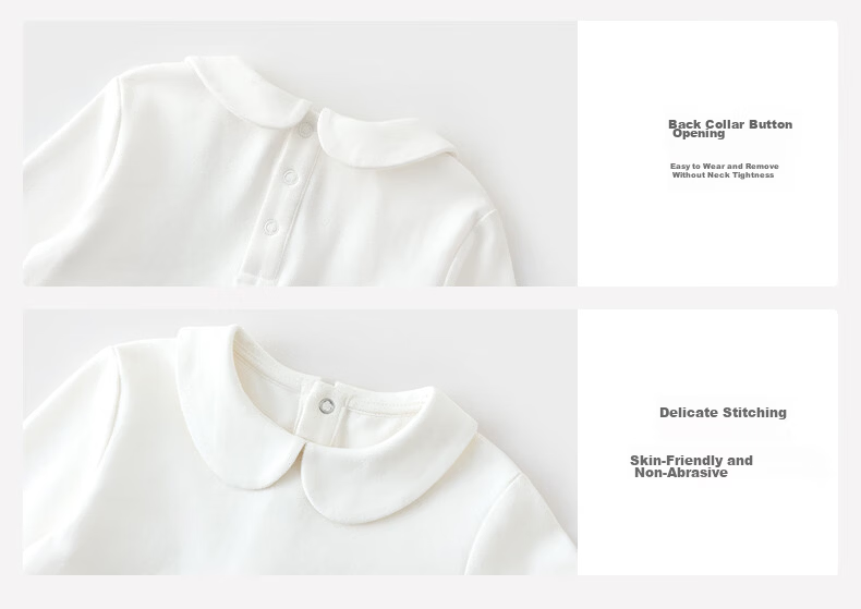 Koala Bibi [Versatile Peter Pan Soft Doll Collar Top] Children's Simple Light Retro Basic Shirt 14