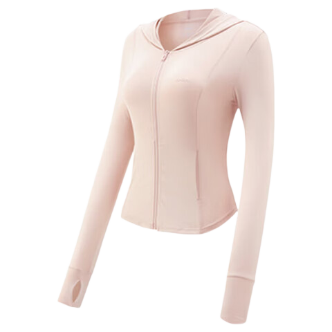 Langsha Women's Slim Fit UV Protection Sun Jacket Summer New Cool Feeling Ice Silk Sunscreen Coat for Petite Yoga
