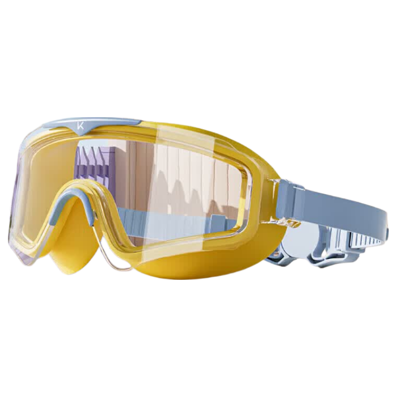 Keep Children's Swimming Goggles for Girls And Boys, Waterproof Anti-Fog High-Definition Large Frame Professional Diving Equipment
