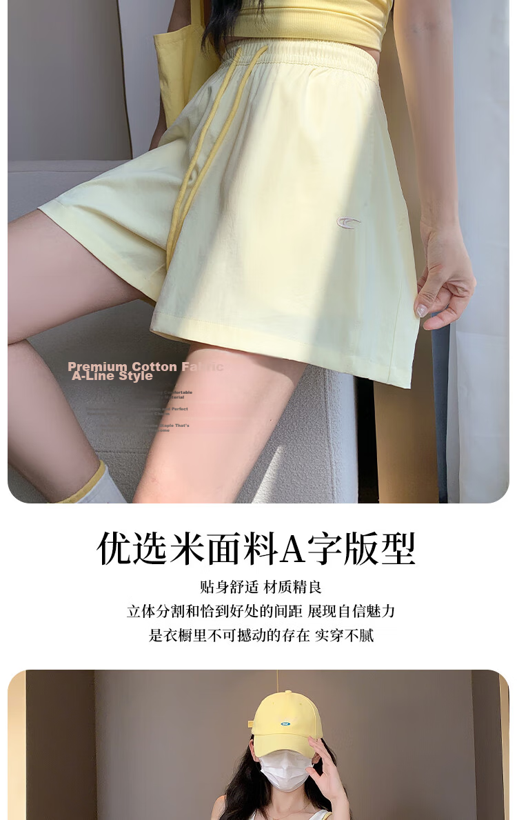 BOPRUIEY Embroidered Workwear Shorts for Women 2025 Summer New Outdoor Sports Five-Point Casual Versatile Solid Color Breathable Hot Pants 5