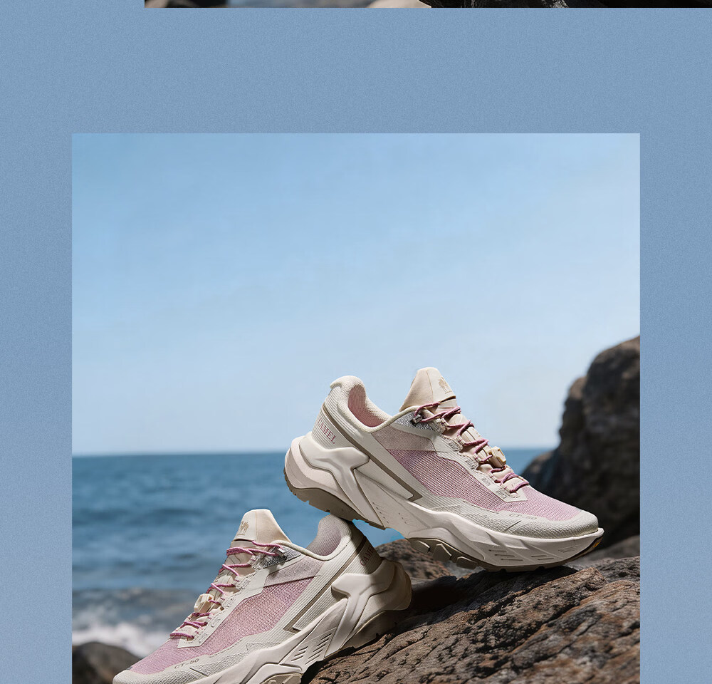 CAMEL Poshanshan CT-50 Breathable No-Tie Hiking Outdoor Trail Running Shoes Women G26S852068T Pink Purple Size 38 31