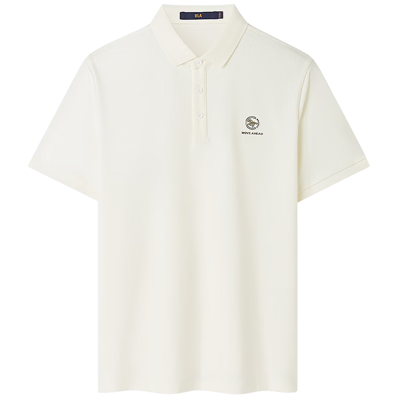 HLA Hailan Home Men's Short Sleeve Polo Shirt 26 Year of the Horse Zeng Shunxi Same Style Casual Summer Collared