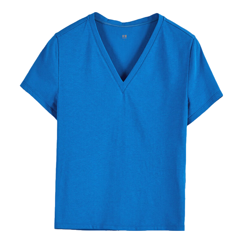 Rizhuo Original Design Irregular Hem Short Sleeve Cotton T-Shirt 2026 Summer New Slim Fit Versatile Top for Women