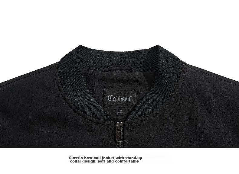 CABBEEN Solona Twill Men's Jacket with Pine Embroidery Chinese Style Windproof Long Sleeve Coat 2026 Spring 14