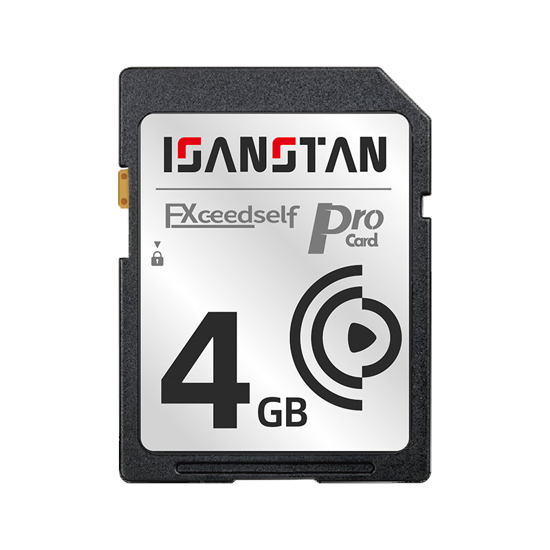 ISANSTAN Vintage CCD Camera 4GB Memory Card Compatible with Canon IXUS/Casio/Olympus/Ricoh/Kodak/Songdian Compact Student Digital Camera Storage SD Card