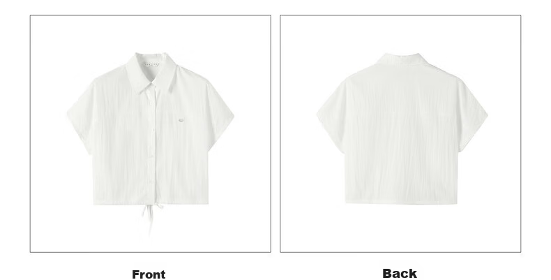 TonLion 2026 Summer New Women's Short Sleeve Shirt Lapel Batwing Sleeve Loose Simple Commuter Lightweight Summer Blouse 18