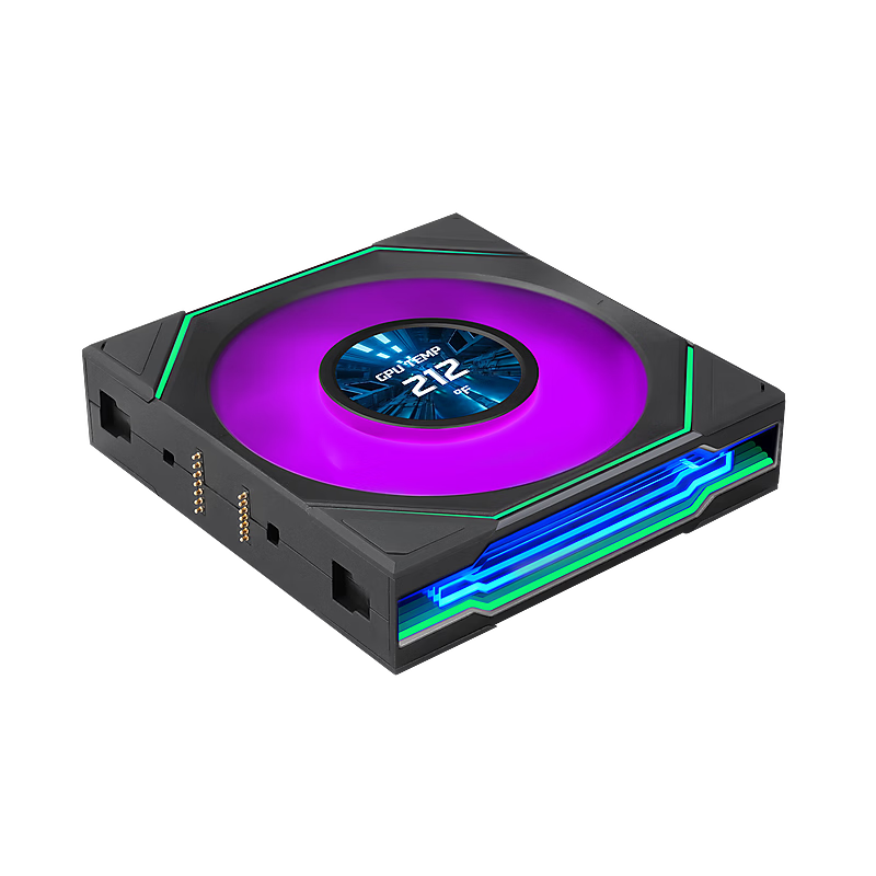 LIANLI SL INF FLEX 5th Gen Modular Fan 120mm Black Reversed Blade with Screen Single Unit
