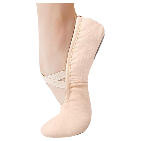 Zhiyouban Adult Dance Shoes, Ballet Professional Practice Shoes for Women, Soft Sole, Slip-On, Children's Dance Shoes, White Body-Shaping Cat Paw Shoes