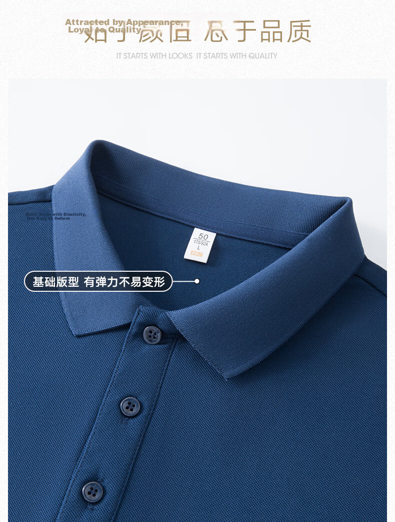 MMOPTOP Father's Day American Print Ice Silk Polo Shirt T-Shirt Men's Summer Business Casual Short Sleeve MP15 Black M 27