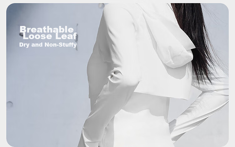 BOSIDENG Summer National Standard Fashion Original Yarn Women's Sun Protection Jacket UPF40+ UV Protection Slim Fit Coat 11