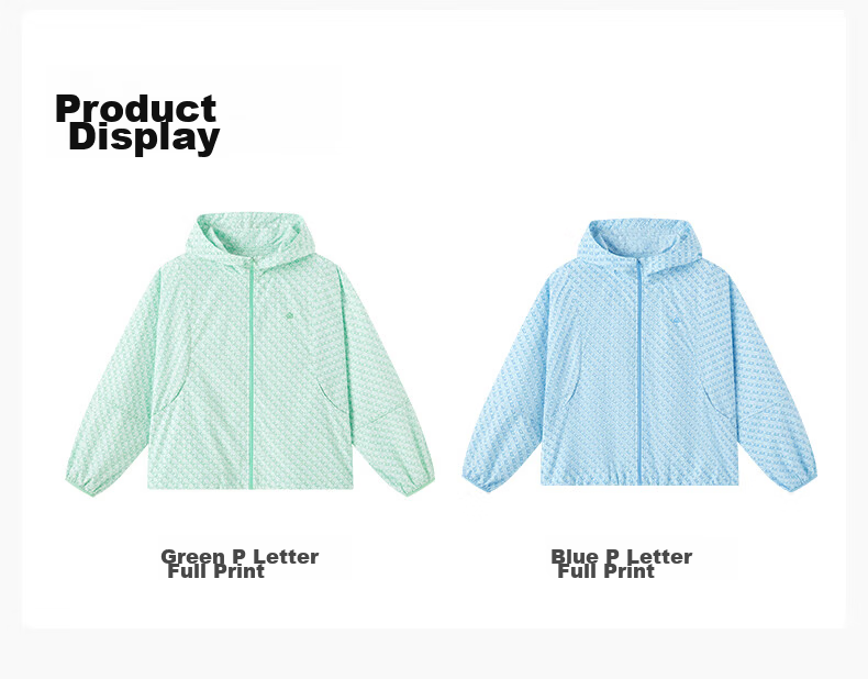 PurCotton Women's Woven Printed Sun Protection Hooded Jacket Loose Fit Raglan Sleeve Design Comfortable and Breathable 18
