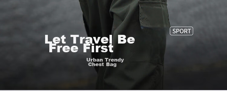 361° Men's Backpack, Chest Bag, Waist Bag, Handbag, Shoulder Bag, Commuting, Mountaineering, Travel, Fashion, Large Capacity, Black 2