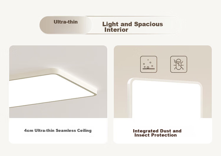 Haishibao Bright Light Full Spectrum Eye Protection Smart Ultra-thin Seamless Ceiling Lamp Minimalist Living Room Main Light All-inclusive 7