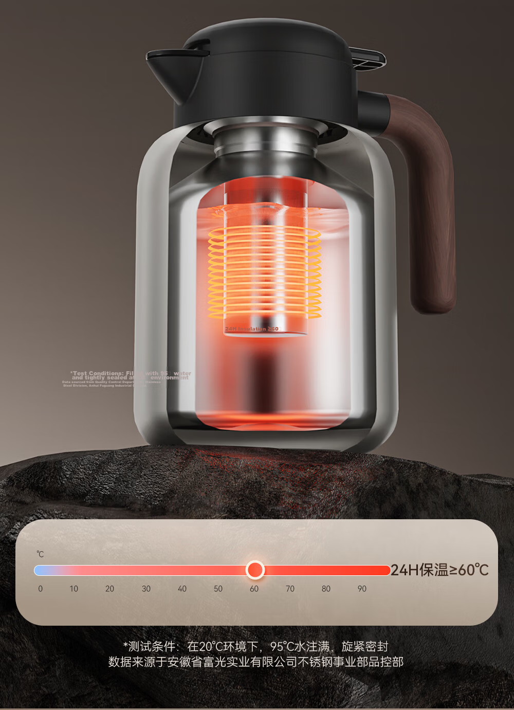 Fuguang Insulated Water Bottle Household Thermos Large Capacity Tea Infuser 316L Stainless Steel Vacuum Flask 13