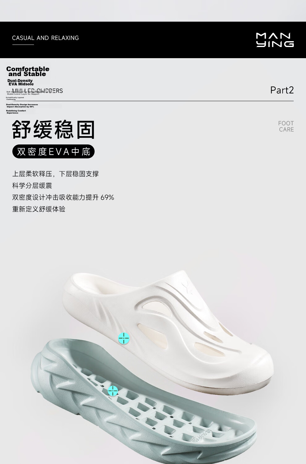 ENBO Manying Summer Outdoor Sports Slippers Men Hole Shoes Beach Shoes Reef Gray 39 (245mm) 5