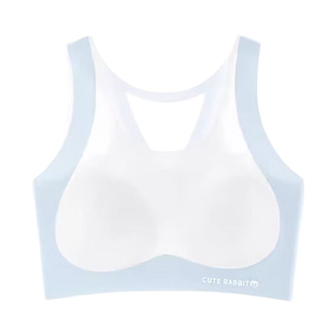 Bingxue Kapok Children's Girls Developmental Sports Shockproof Bra Thin High School Girls Large Kids Stretch Vest