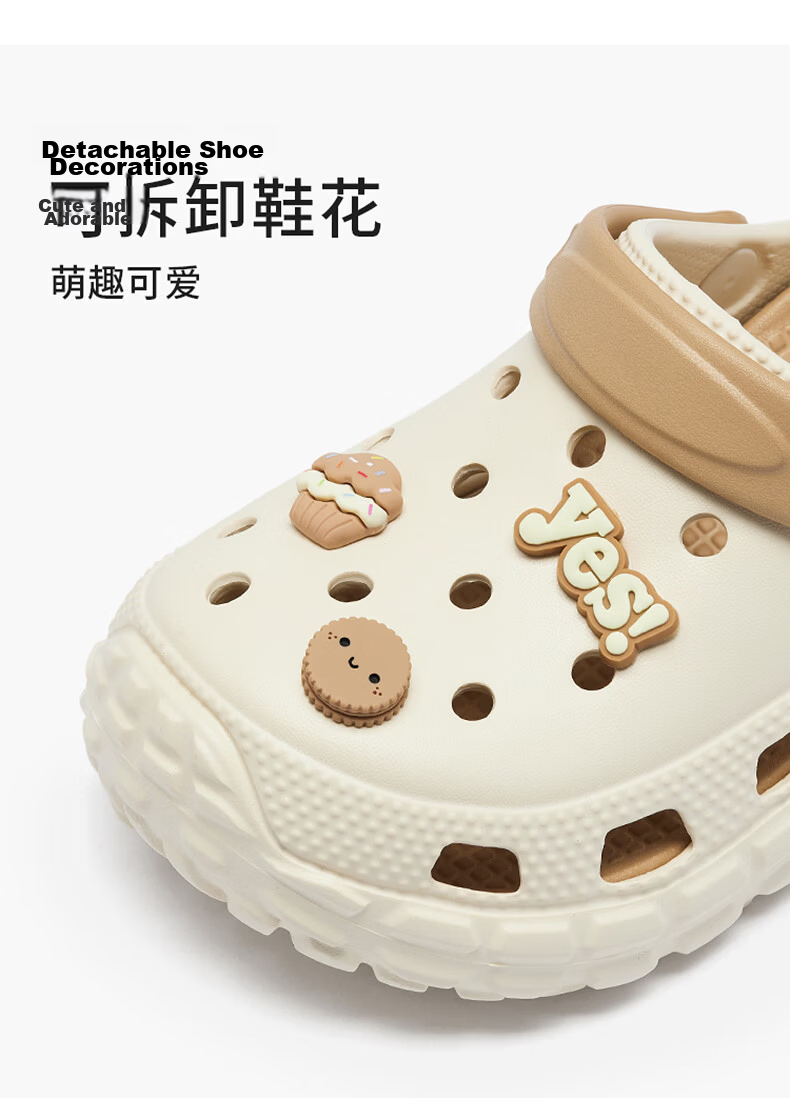 Hotwind Women's Summer New Fashion Height-Increasing Thick-Soled Clogs Casual Cute Beach Outdoor Slippers 20