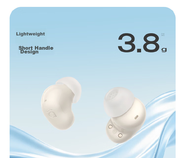 Baseus WM02s Bluetooth Earbuds 2026 Upgraded AI Sleep In-Ear True Wireless Earphones Low Latency Bluetooth 6.0 Physical Noise Cancellation for Apple Huawei Xiaomi 15