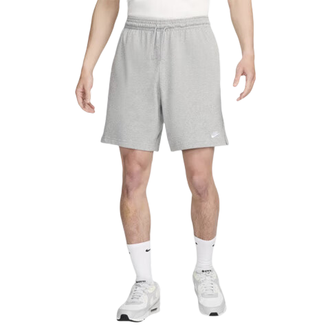 NIKE Men's Sports Shorts, Summer Knitted Shorts, Pure Cotton Sweat-Absorbing, Knee-Length Shorts FQ4361-063 Gray, 2XL