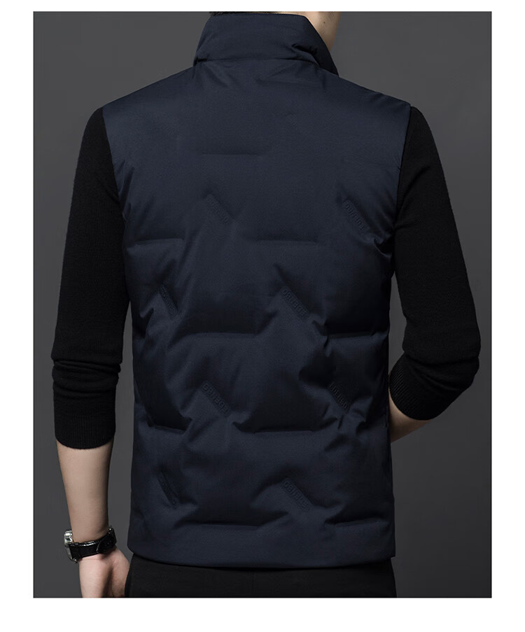 Edenbo Winter Down Vest Sleeveless Jacket Warm Waistcoat Black 170/88A (L) 8