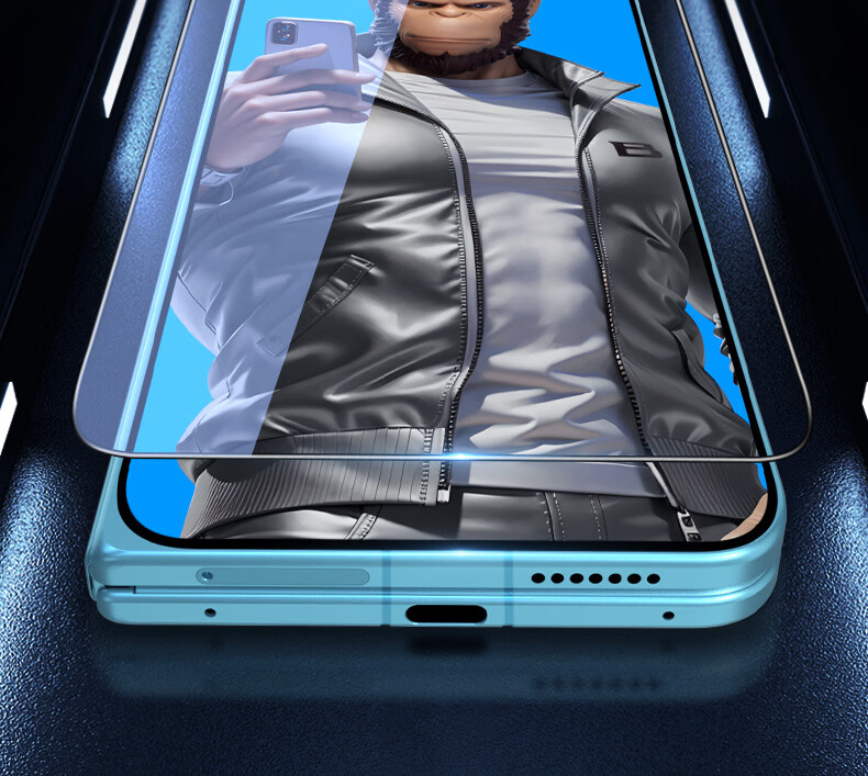 BLUEO VIVO X Fold6 Screen Protector Tempered Glass HD Smooth Anti-Drop Anti-Fingerprint Sensitive Touch Film 8