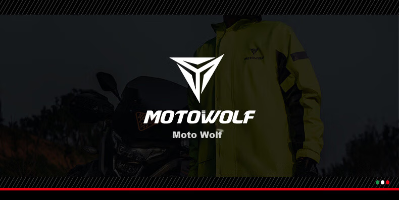 MOTOWOLF Ultra-Thin Split Motorcycle Raincoat and Pants Outdoor Riding Rain Gear for Delivery Riders and Electric Bikes Waterproof Rain Suit 1